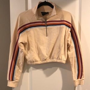 PACSUN Cropped Quarter-Zip